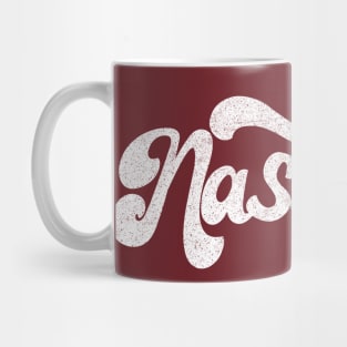 Nashville  // Retro Typography Design Mug